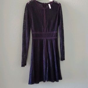 Black lace dress